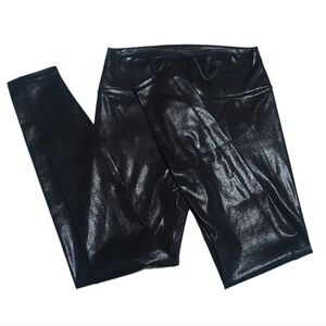 Fabletics Shiny Black Leggings